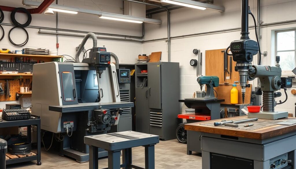 equipamentos fundamentais para oficina de usinagem