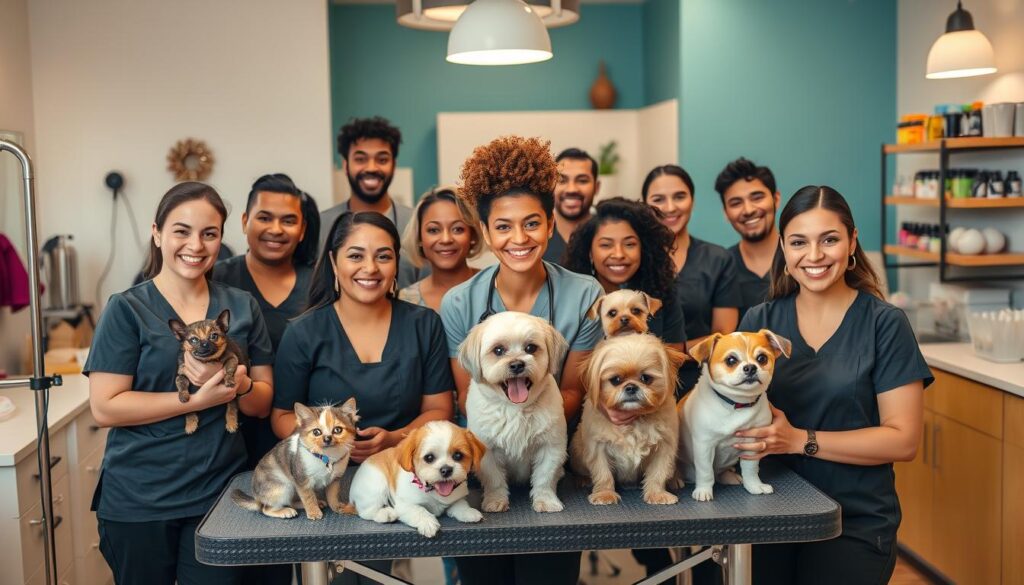 equipe qualificada de profissionais