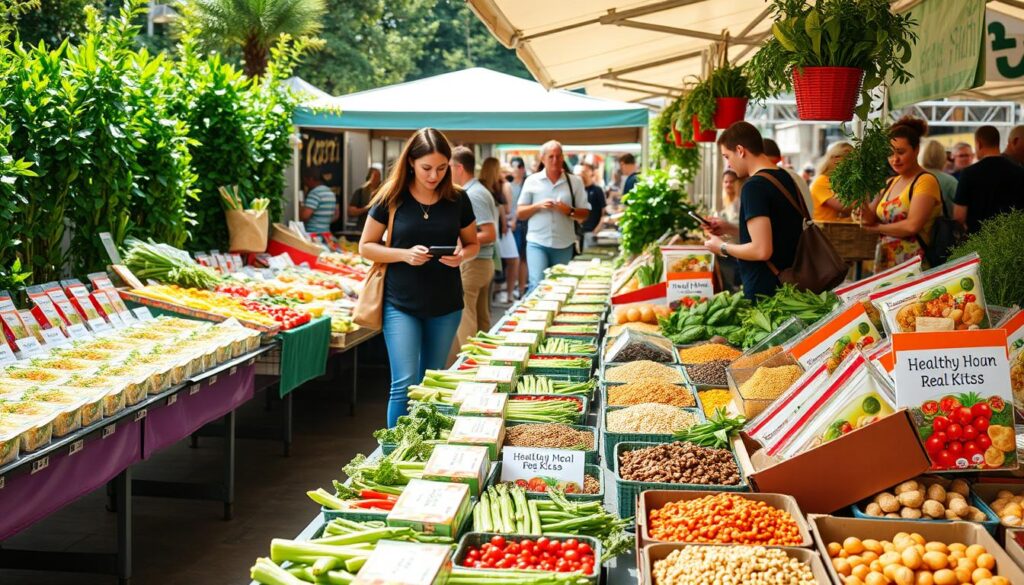 mercado de marmitas saudáveis