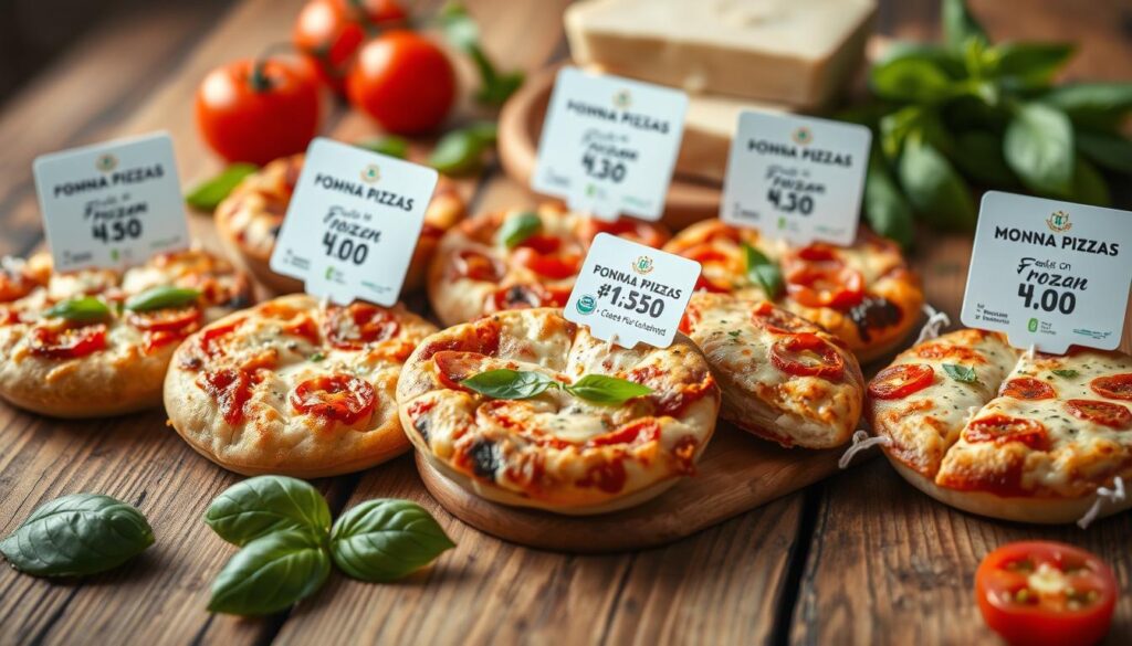 precificação de mini pizzas