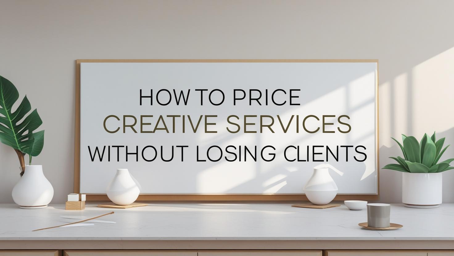 Como precificar serviços criativos sem perder clientes
