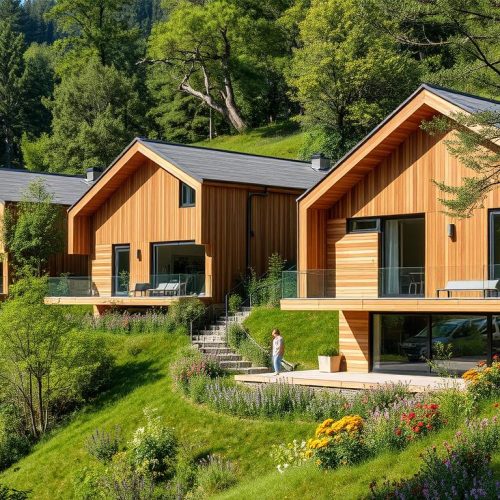 10 lindas casas de madeiras modernas