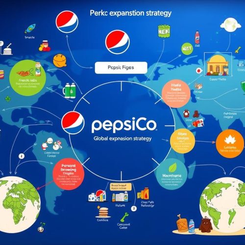 Qual é a estratégia da PepsiCo para diversificar produtos e impactar globalmente?